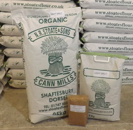 Organic Stoneground Light Spelt Flour