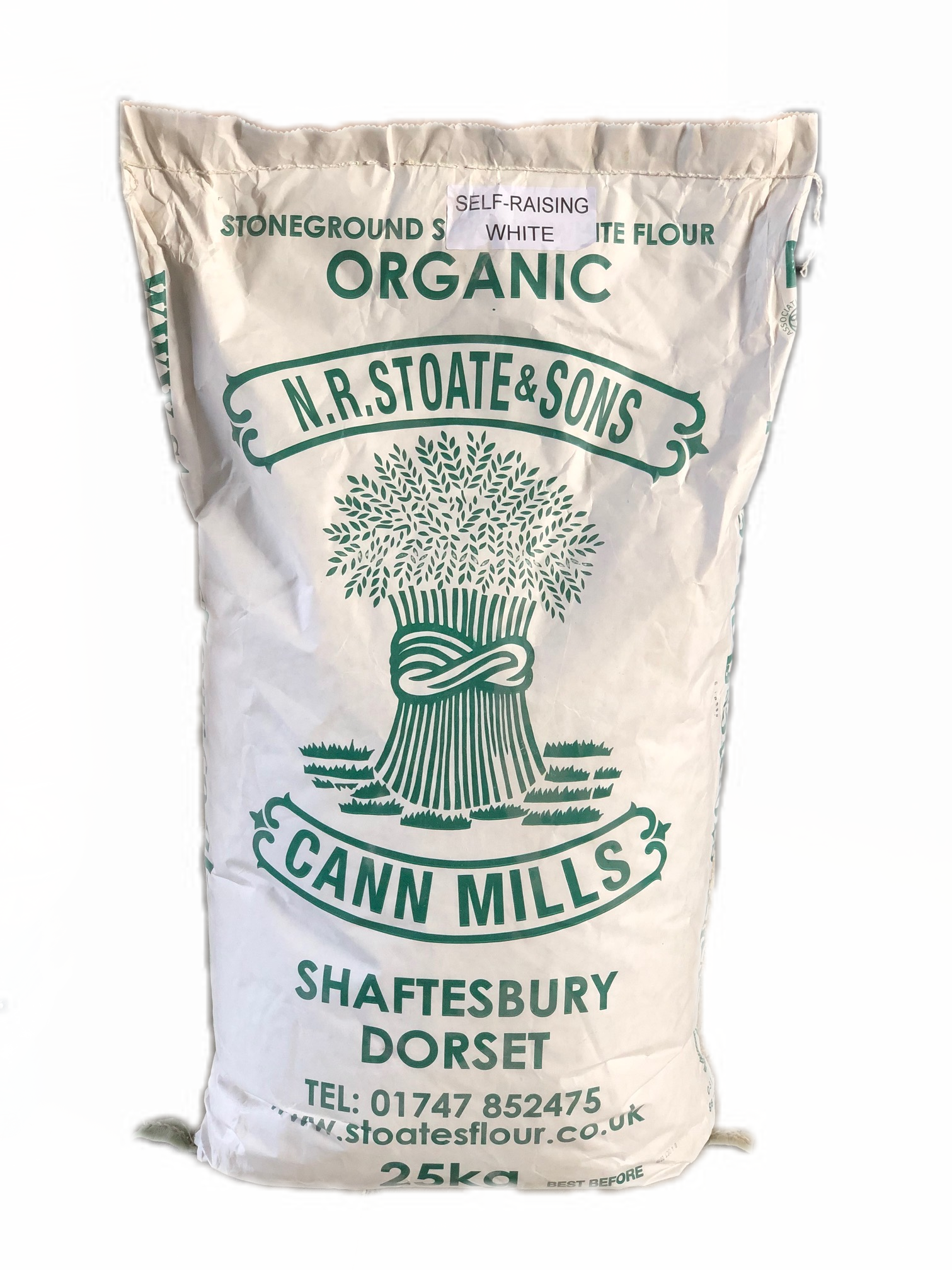 Organic Stoneground Self-Raising White Flour 25kg