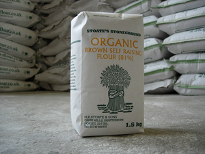 Organic Stoneground 81% Brown Self-Raising Flour
