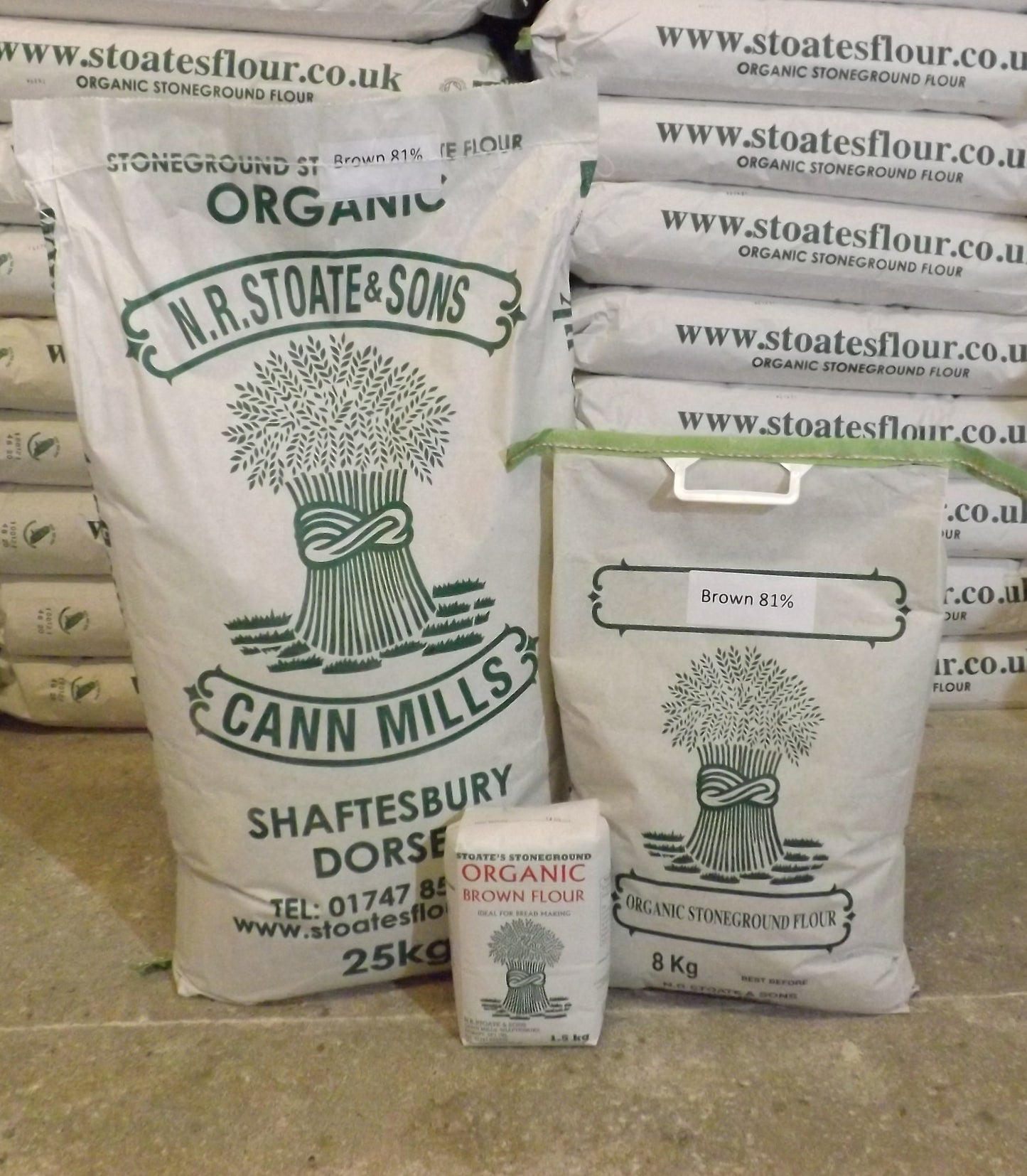 Organic Stoneground 81% Brown Flour