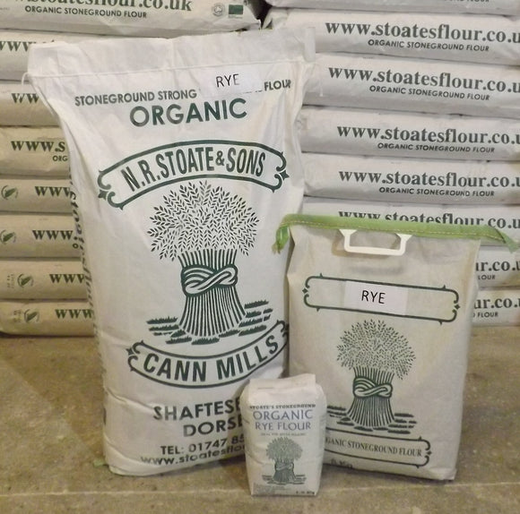 Organic Stoneground Rye Flour