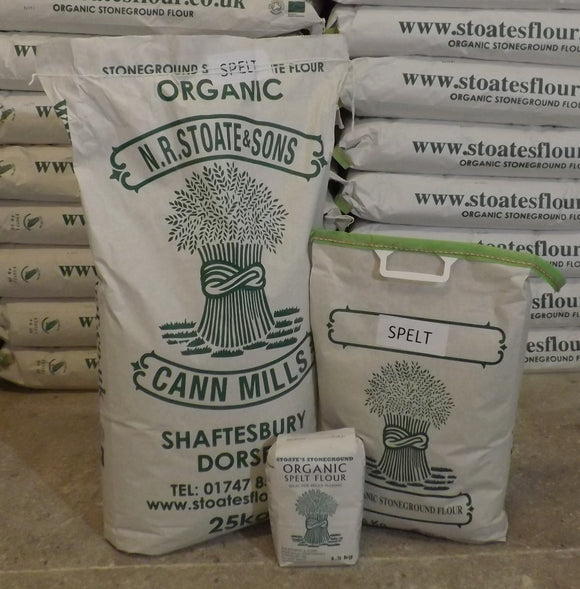 Organic Stoneground Wholemeal Spelt Flour